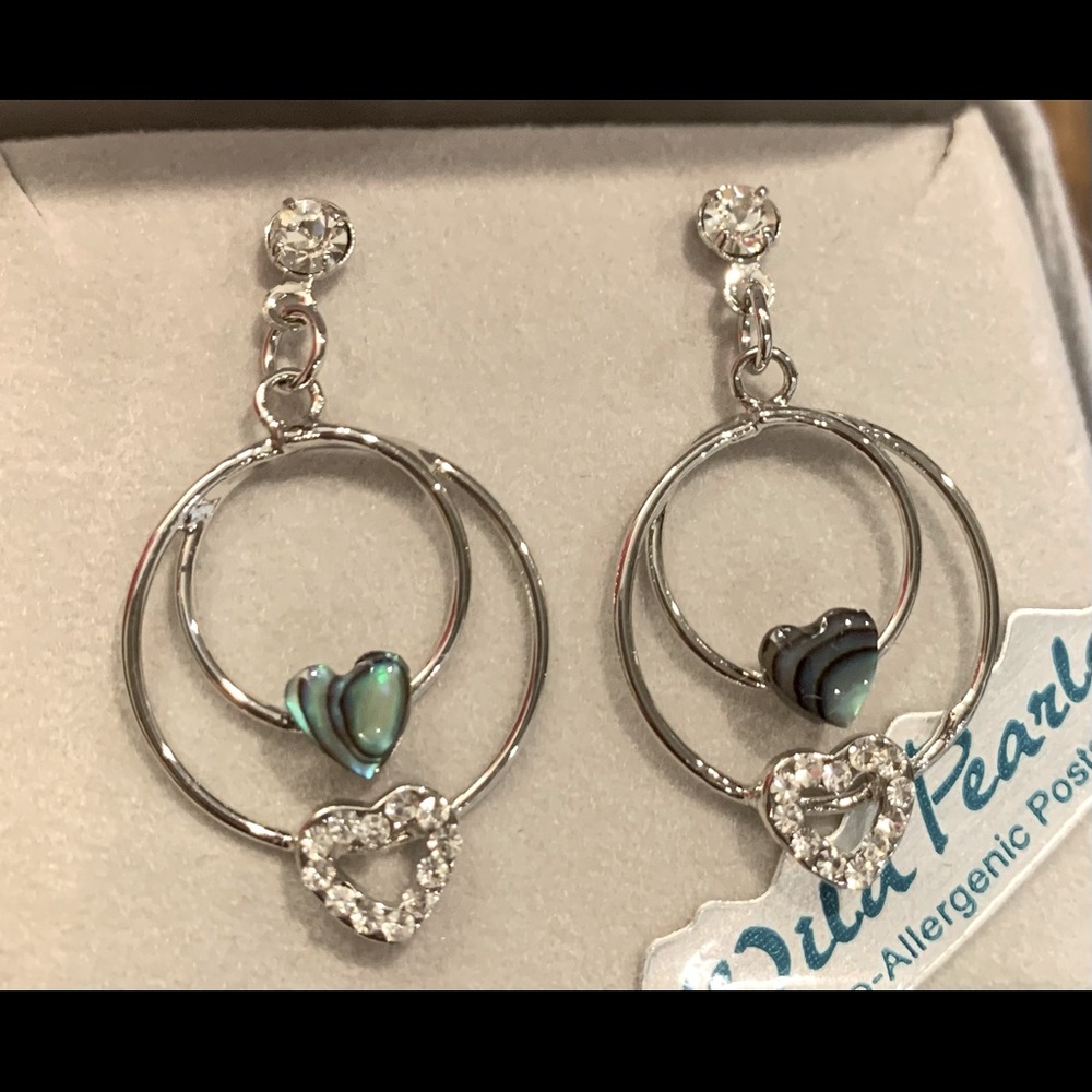 Hypo allergenic dangle earrings